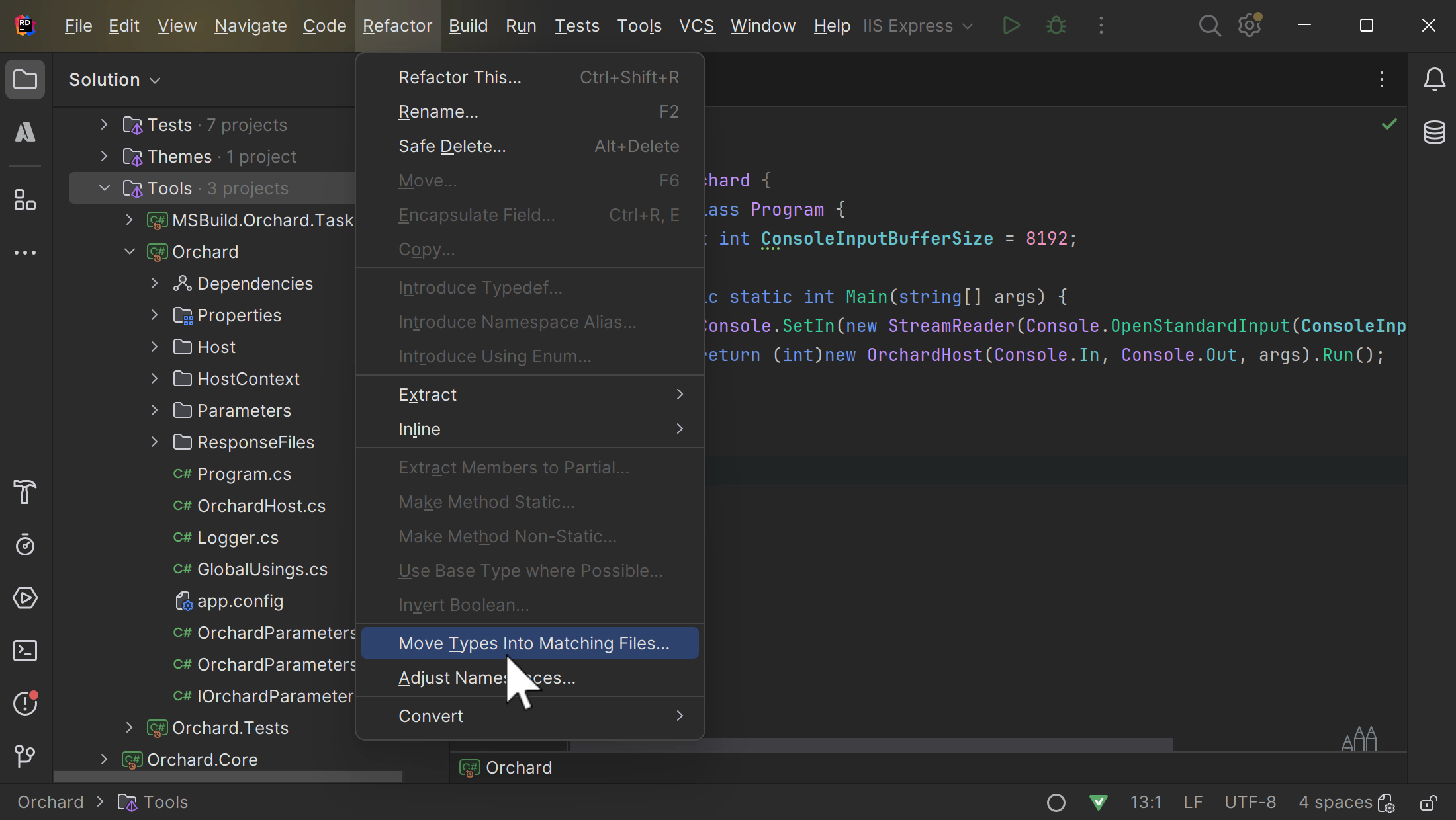 Project-wide refactorings